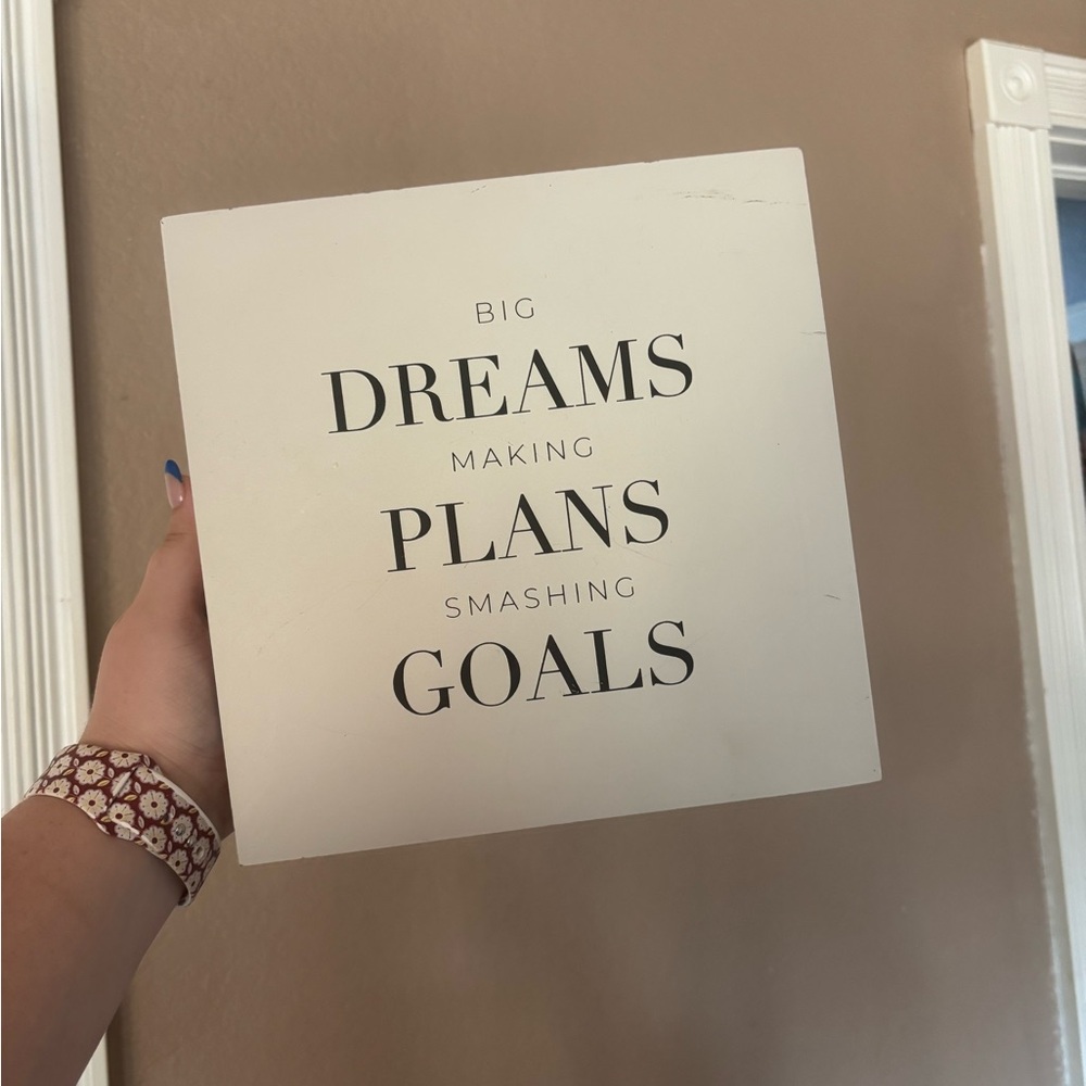 Inspirational Wall Art - Cream